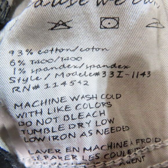 Blank NYC Jeans Women 26 Black Denim Classic Skinny Leg Mid Rise Stretch Studded - Picture 10 of 11